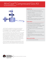 Thumbnail of document Data Sheet - Compressed Gas Kit
